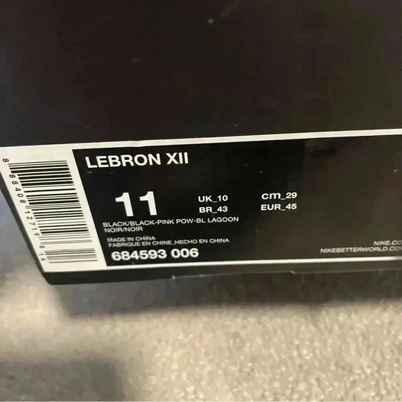 LEBRON XLL size 11 - Picture 8 of 15